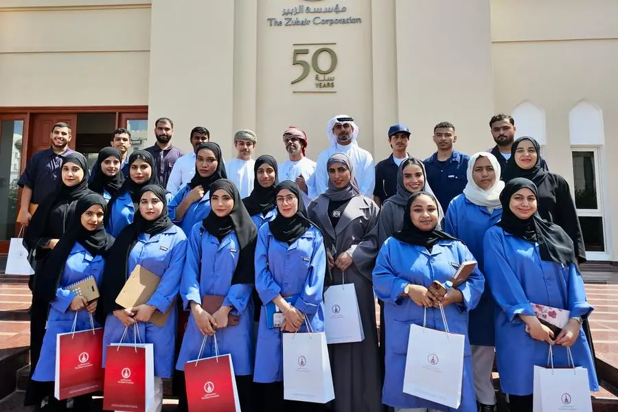 The Zubair Enterprises Development Centre hosts delegation from Al Khaboura Vocational College. Image courtesy: Zubair EDC