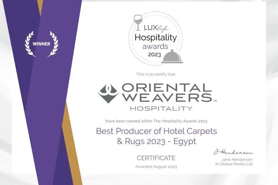 This remarkable achievement reflects OWG\\'s dedication to innovation, outstanding performance, and customer satisfaction. Image Courtesy: Oriental Weavers