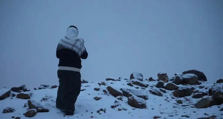 Saudi: Snowfall blankets Trojena Mountains for the second time in February