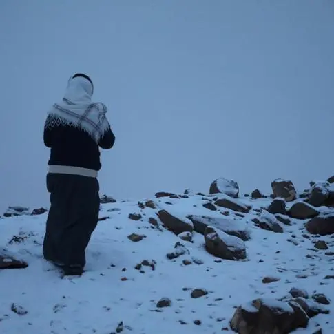 Snow blankets northern Saudi region of Al-Jouf