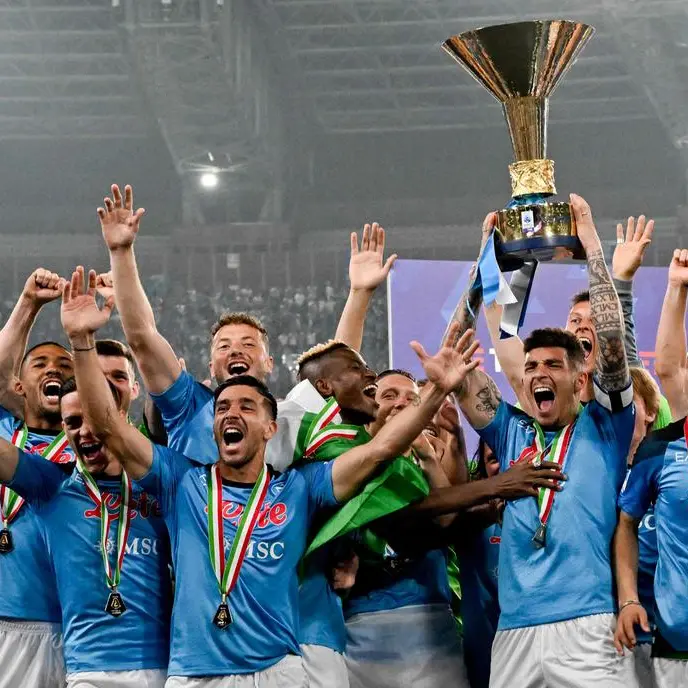 Napoli celebrate title triumph on day of goodbyes