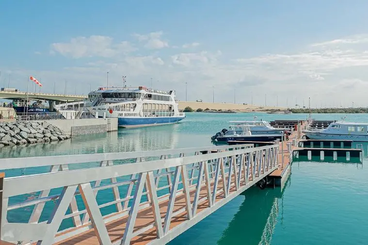 Saadiyat Marina & Ferry Terminal and Rabdan Marina. Image Courtesy: Integrated Transport Centre
