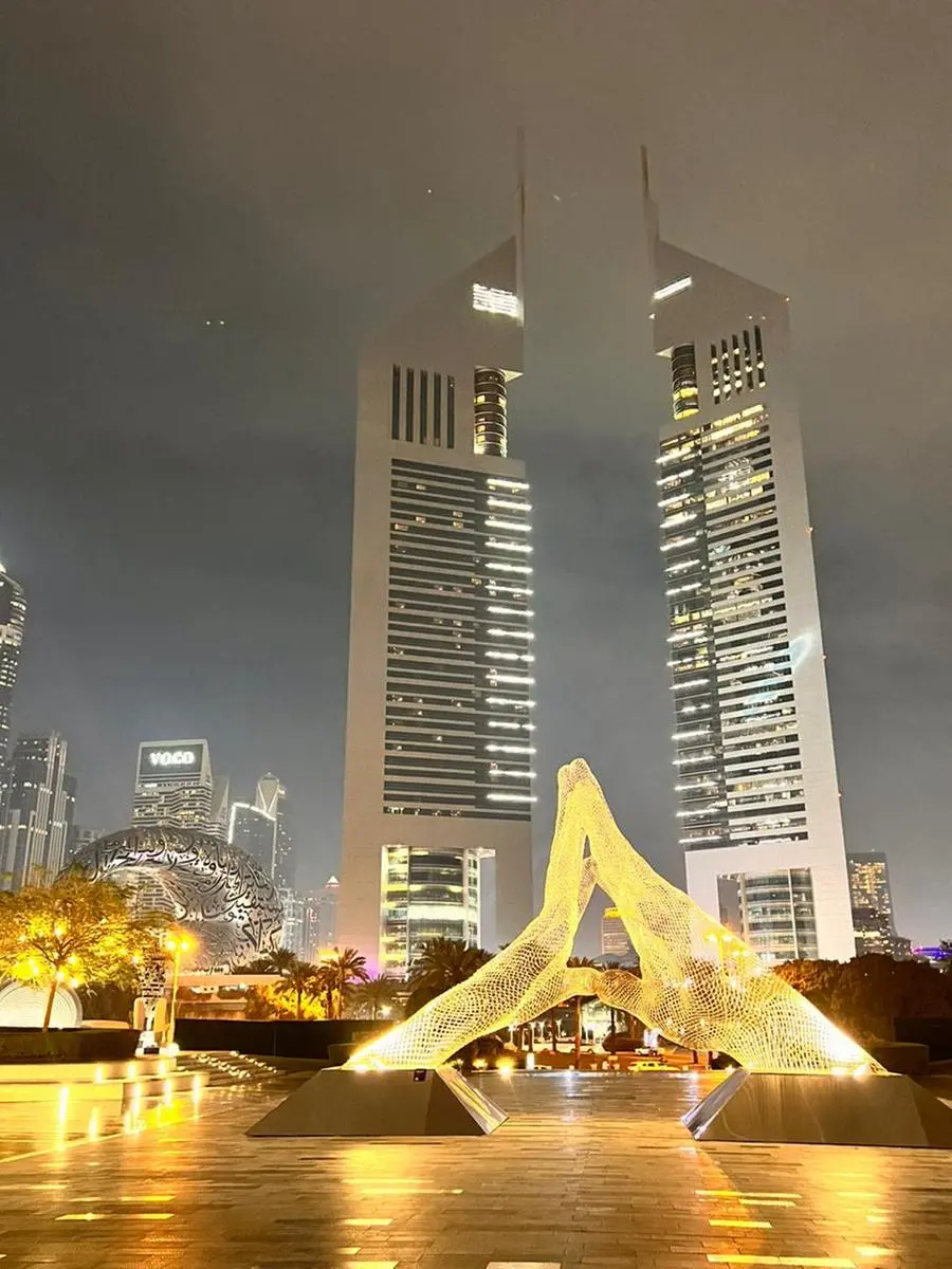 Together by Lorenzo Quinn. Image courtesy: DIFC