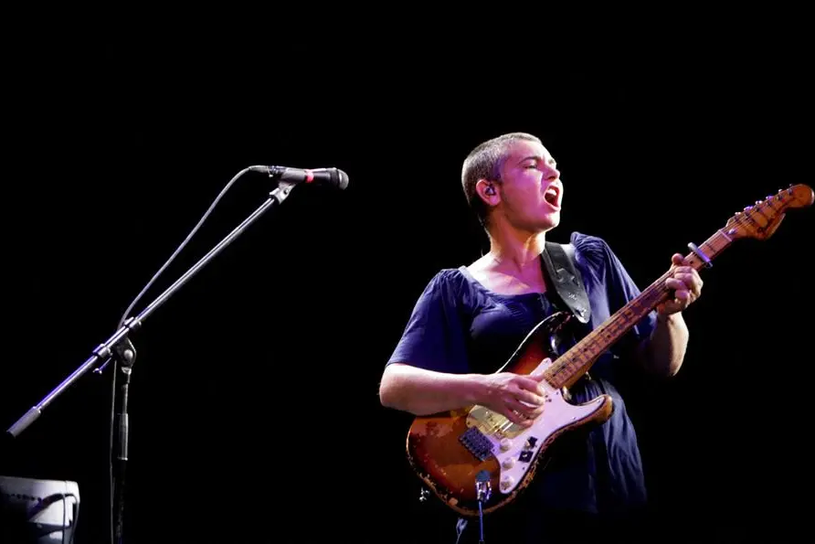 FILE PHOTO: Irish singer Sinead O\\'Connor performs on stage during the Positivus music festival in Salacgriva July 18, 2009. REUTERS/Ints Kalnins/File Photo , Reuters