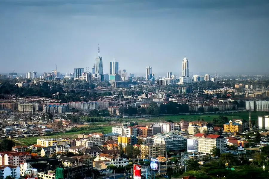 Aerial view of the city of Nairobi when coming in to land from the Maasai Mara, Kenya in July. Getty Images , Getty Images