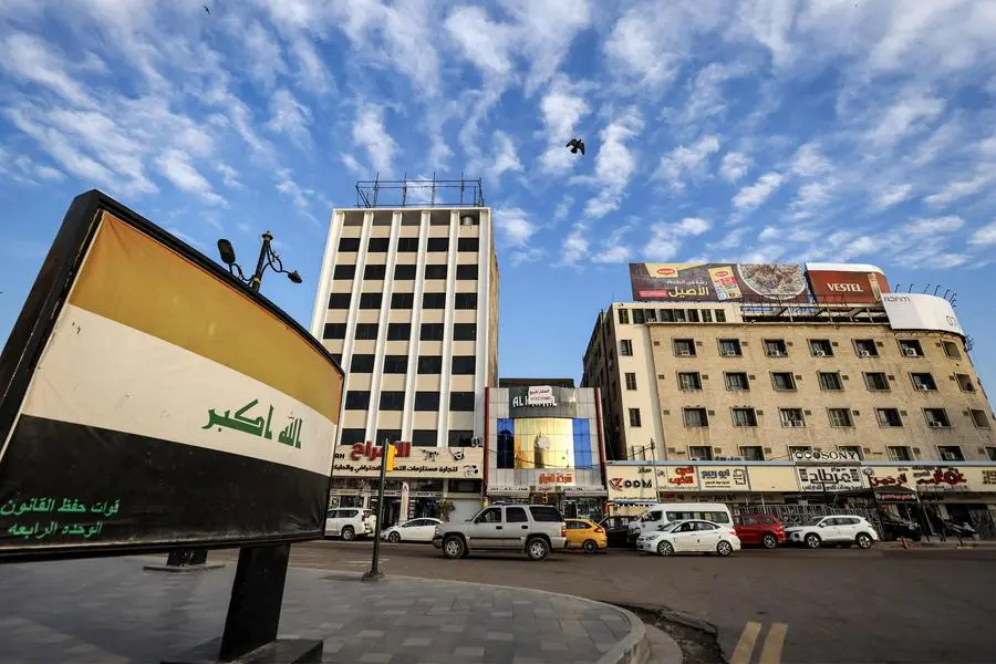 <p>Photo used for illustrative purpose only. This picture taken on March 9, 2023 shows a billboard depicting the Iraqi national flag installed by the Iraqi security forces and displayed in Baghdad&#39;s Tahrir square.</p>\\n , Agence France-Presse (AFP)/AFP