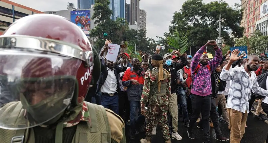 Thousands of young Kenyans protest tax hikes