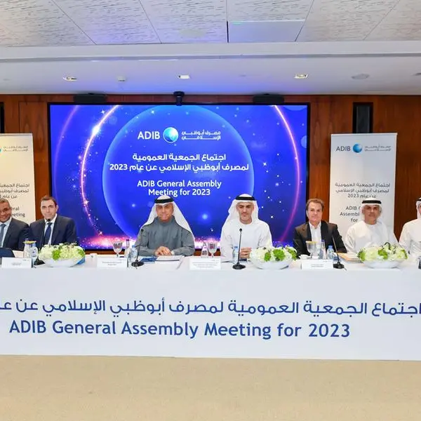 ADIB shareholders approve dividend of 71 fils per share for 2023 at AGM
