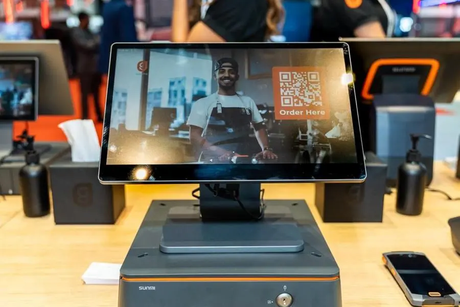 Geidea point-of-sales device. Image Courtesy: Geidea