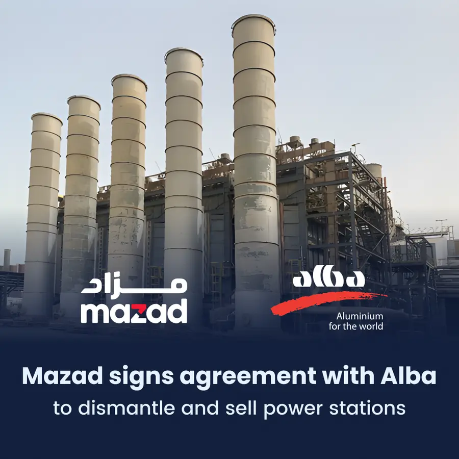 Mazad signs agreement with Alba to dismantle and sell power stations