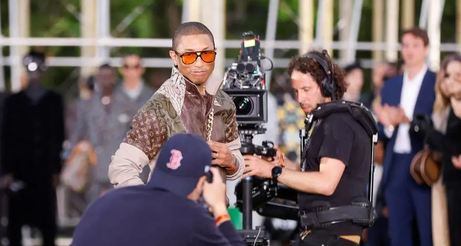 Pharrell Williams kicks off Paris Fashion Week with Louis Vuitton show at UNESCO