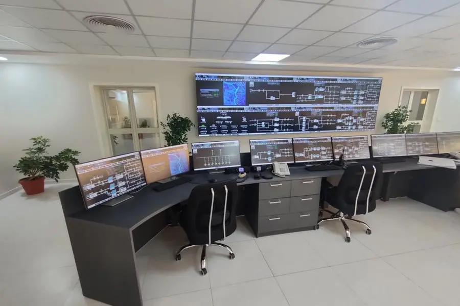 Rawd El Farag Water Plant SCADA system and control center. Image Courtesy: Giza Systems