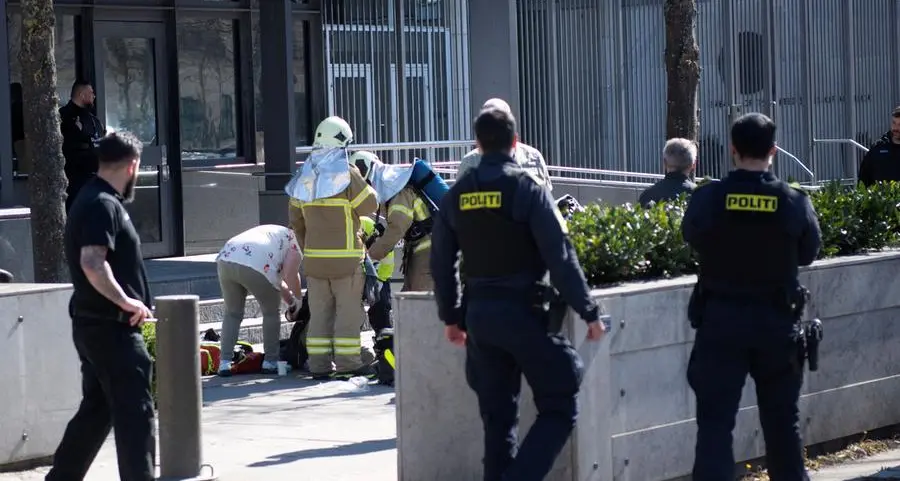 Man sets himself on fire in front of U.S. embassy in Denmark - police
