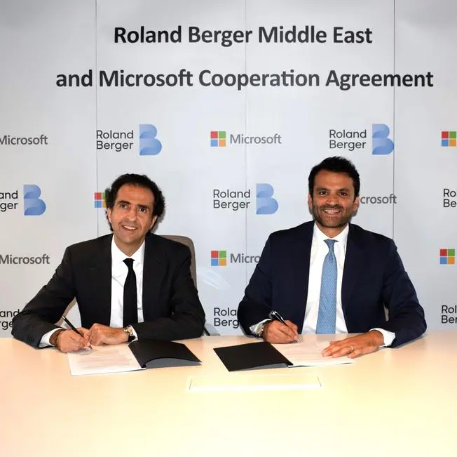 Roland Berger Middle East announces cooperation with Microsoft UAE to provide customers an unparalleled end-to-end AI capabilities