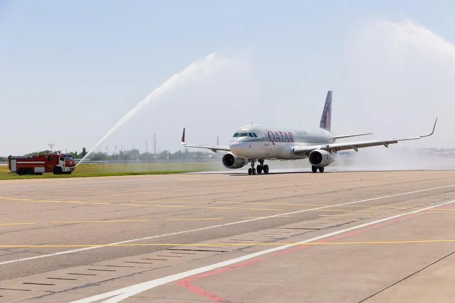 <p>Qatar Airways celebrates inaugural flight to Tashkent, Uzbekistan</p>\\n