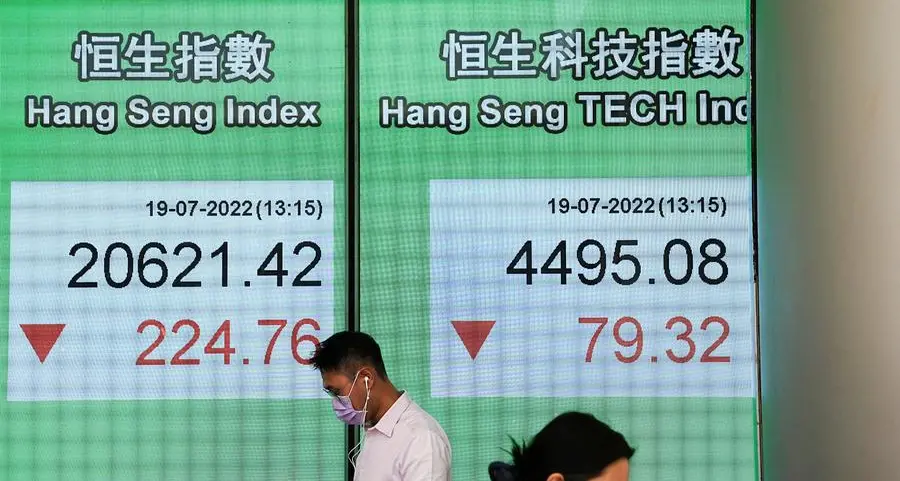 Hong Kong stocks set for biggest daily gain in 3 months; China shares also rise