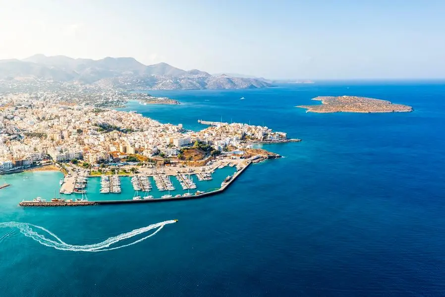 <p>Agios Nikolaos seaside resort town in Crete, Greece. The Greece-Africa Power (GAP) interconnection project involves the construction of a 2GW submarine transmission link between Egypt&rsquo;s North Mediterranean coast and the island of Crete.</p>\\n , Getty Images/Getty Images