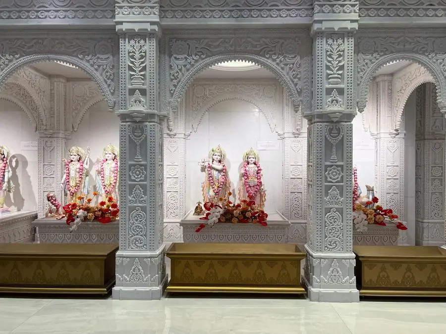 A view of the newly inaugurated Hindu Temple in Dubai, United Arab Emirates, October 4, 2022. REUTERS/Rula Rouhana