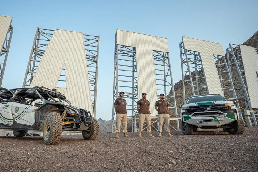 Dubai Holding\\u2019s iconic 19.28-metre Hatta Sign breaks Guinness World Records title for \\u2018The Tallest Landmark Sign\\u2019. Image courtesy WAM.