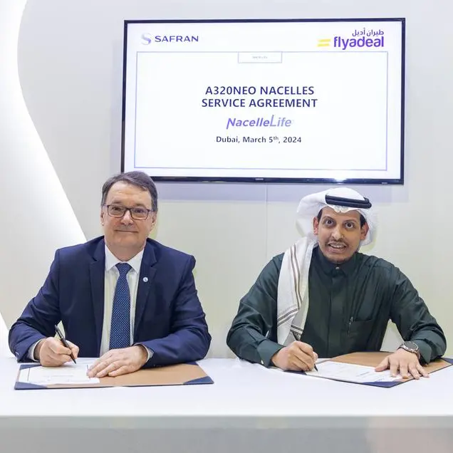Flyadeal partners with Safran to enhance fleet maintenance efficiency for the nacelles of its Airbus A320neo fleet