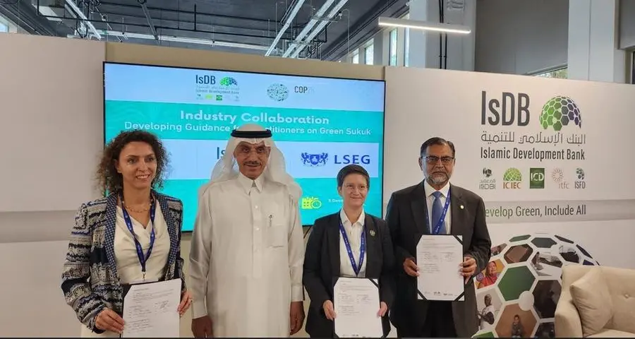 COP28: IsDB announces collaboration with ICMA and LSEG for developing guidance for practitioners on Green Sukuk