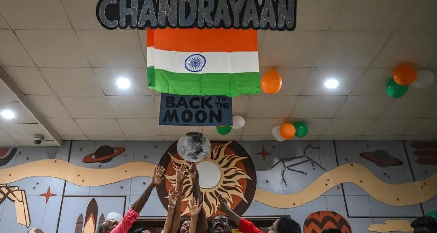 One giant step: Moon race heats up