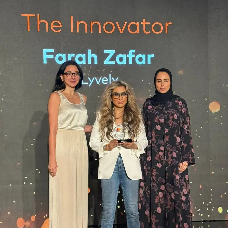 UAE’s Farah Zafar wins ‘The Innovator’ award at Mastercard Women SME Leaders Awards 2024