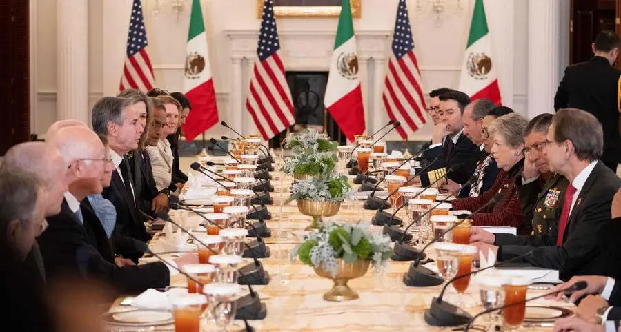 Blinken hosts Mexican counterpart for urgent border talks