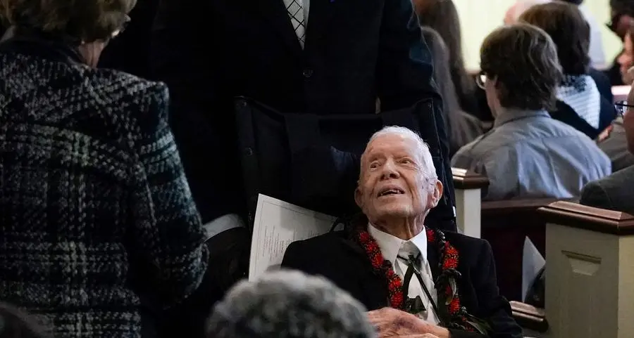 Former US president Carter, 99, marks one year in hospice