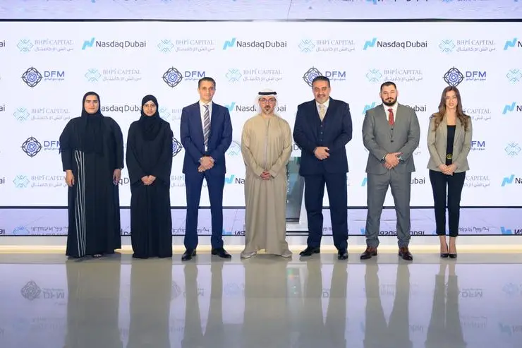 Hamed Ali, CEO of DFM and Nasdaq Dubai, Abdel Hadi Al Sa\\u2019di, CEO of BHM Capital as well as other senior representatives from both sides attended the launch of the new smart system