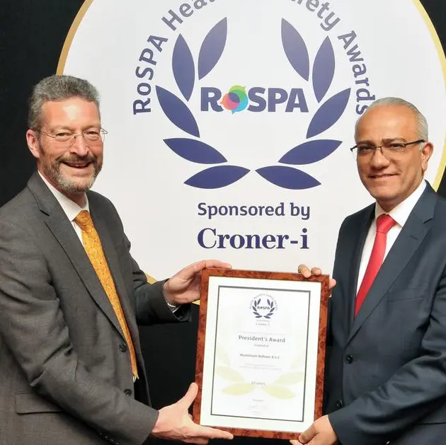 Alba wins RoSPA’s President’s Award following 10 consecutive Gold Awards for safety and health excellence