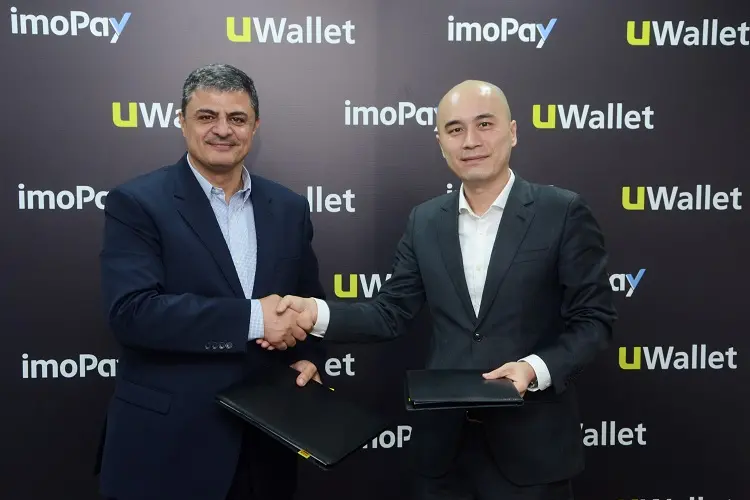 A signing ceremony was held to commemorate the occasion on November 14 2022, in the presence of imo Vice President Jackson Lau and UWallet CEO Dr. Alaa Ensheiwat.. Image Courtesy: imo