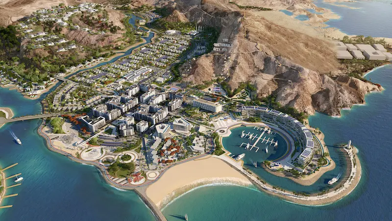The Sustainable City Yiti masterplan in Oman