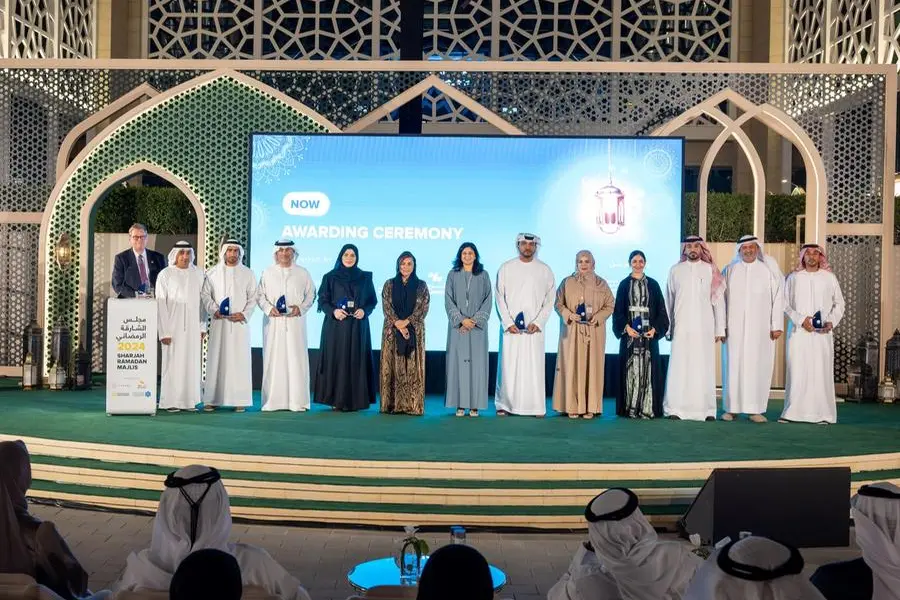 <p>Group image during the honouring of Sheraa&rsquo;s CoE partners</p>\\n