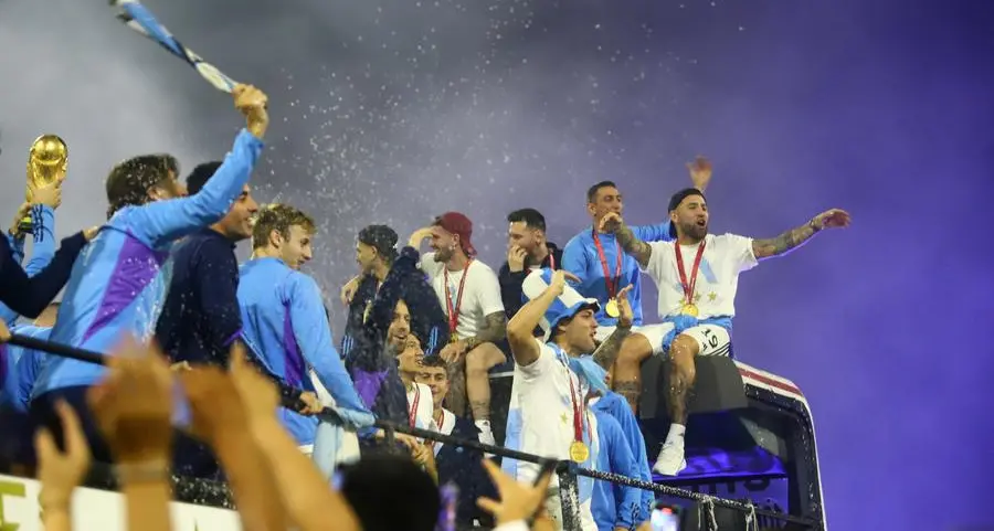 Argentina's World Cup heroes forced to abandon bus parade