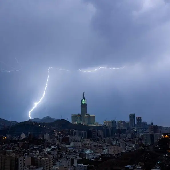 Thunderstorms to continue hitting Makkah and some other regions from Friday to Tuesday