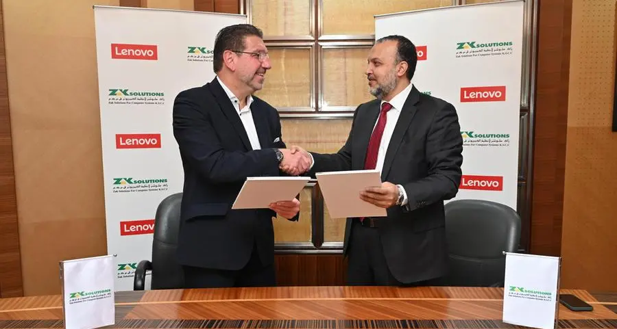 Lenovo partners with ZAK Solutions to spearhead digital transformation in Kuwait and the Middle East region