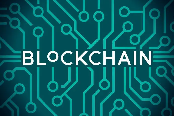 Blockchain computer circuit board concept. , Getty Images/Getty Images