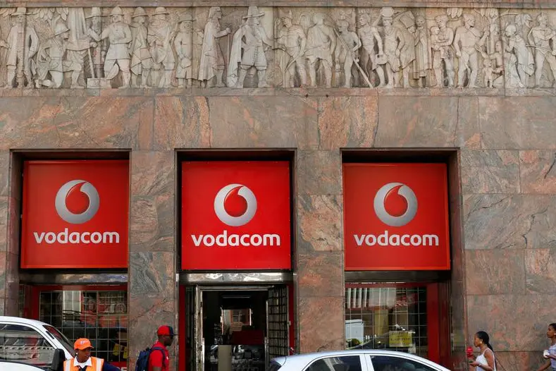 FILE PHOTO: A branch South African mobile communications provider Vodacom in Cape Town is shown in this picture taken November 10, 2015. REUTERS/Mike Hutchings/File Photo , Reuters