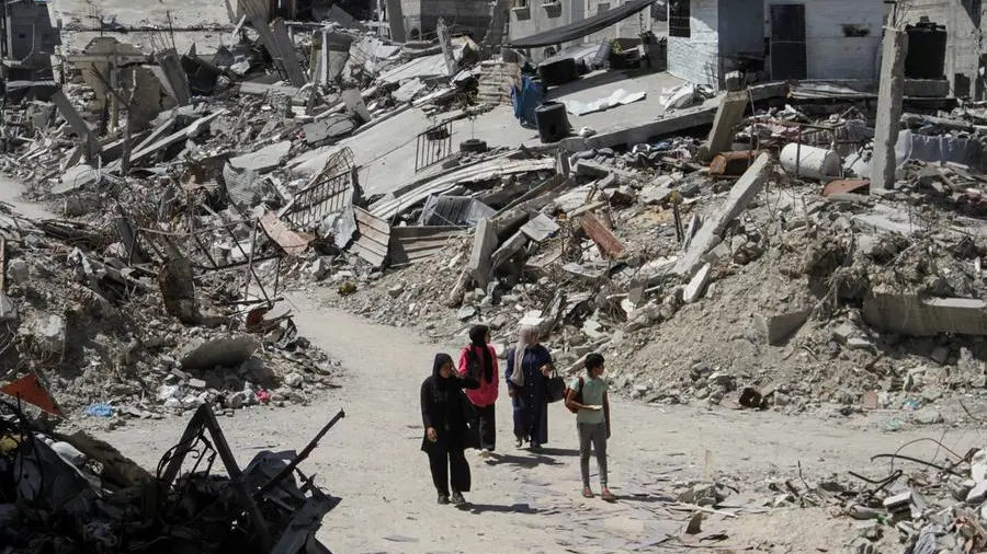 In the ruins of Gaza as diplomacy falters