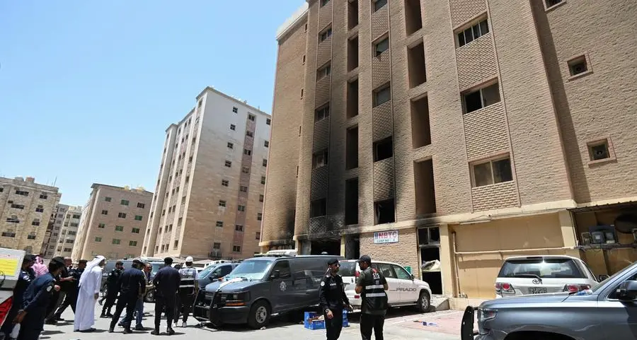 Kuwait to bring one citizen, residents into custody over fire in foreign workers accommodation, KUNA reports