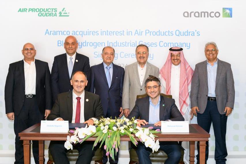 Aramco and APQ to Develop Lower-Carbon Hydrogen Network in Saudi Arabia