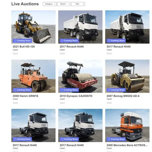 P&E Auctions to hold online auction featuring 100+ heavy machineries