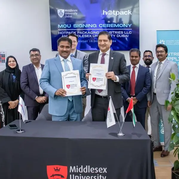 Hotpack Global partners with Middlesex University Dubai to focus on research and innovation