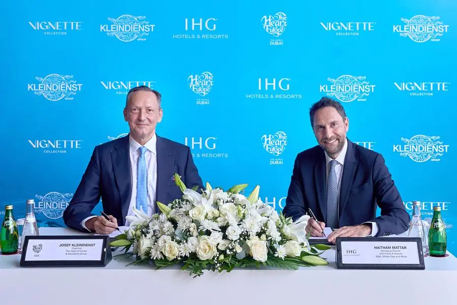 IHG Hotels & Resorts expand luxury portfolio with signing of Vignette Collection at the heart of Europe Project in Dubai