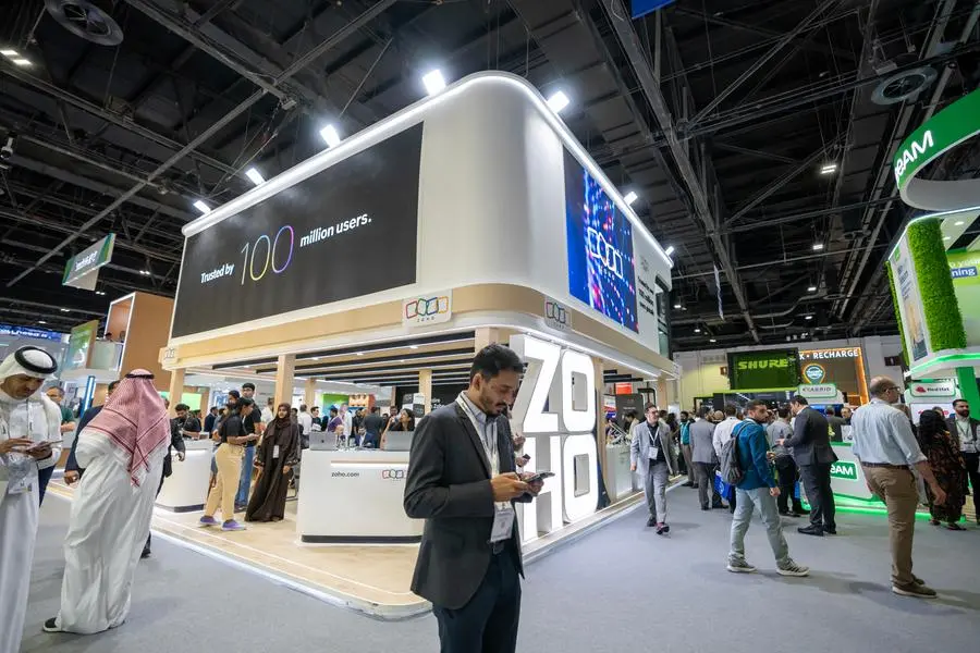 ZOHO at Gitex 2023. Image courtesy: Zoho Corp