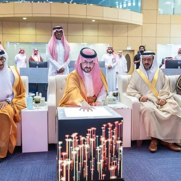 Prince Saud bin Bandar sponsors signing of the contract to Link Gulf Electricity Market with Iraq