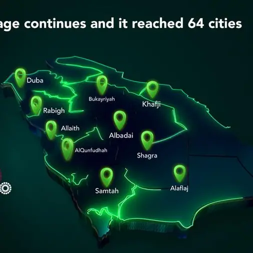 Zain KSA expands 5G network reach to 64 cities