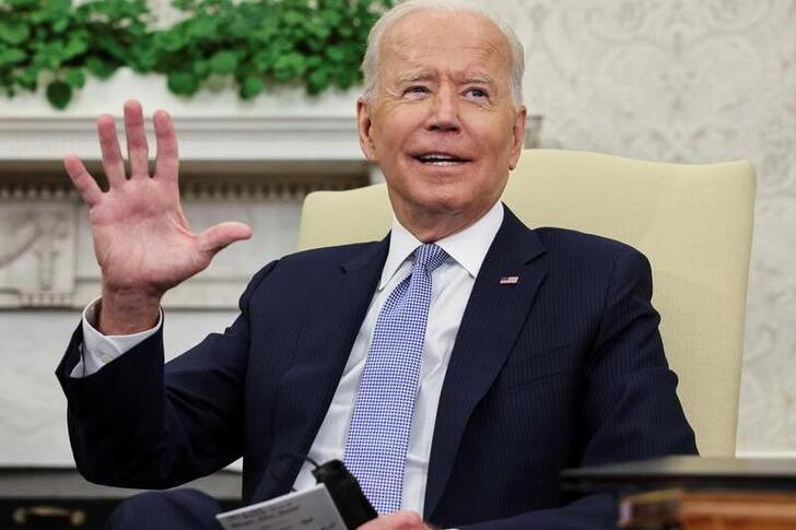 Biden crosses fingers Fed achieves soft landing McGeever Biden crosses fingers Fed achieves soft landing McGeever