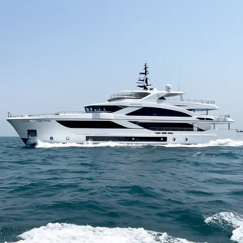 Majesty 140 Superyacht shines in maiden sea trial
